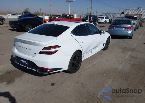 2022 Genesis G70 3.3T Rwd from USA, damaged, VIN KMTG54TE3NU103736